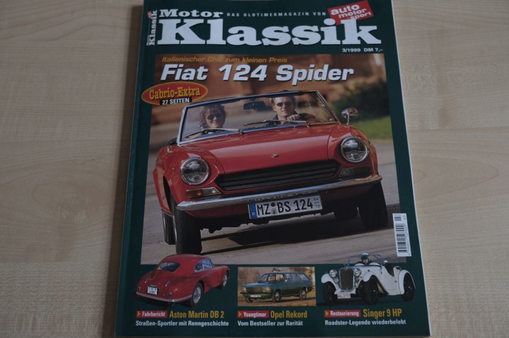 Deckblatt Motor Klassik (03/1999)